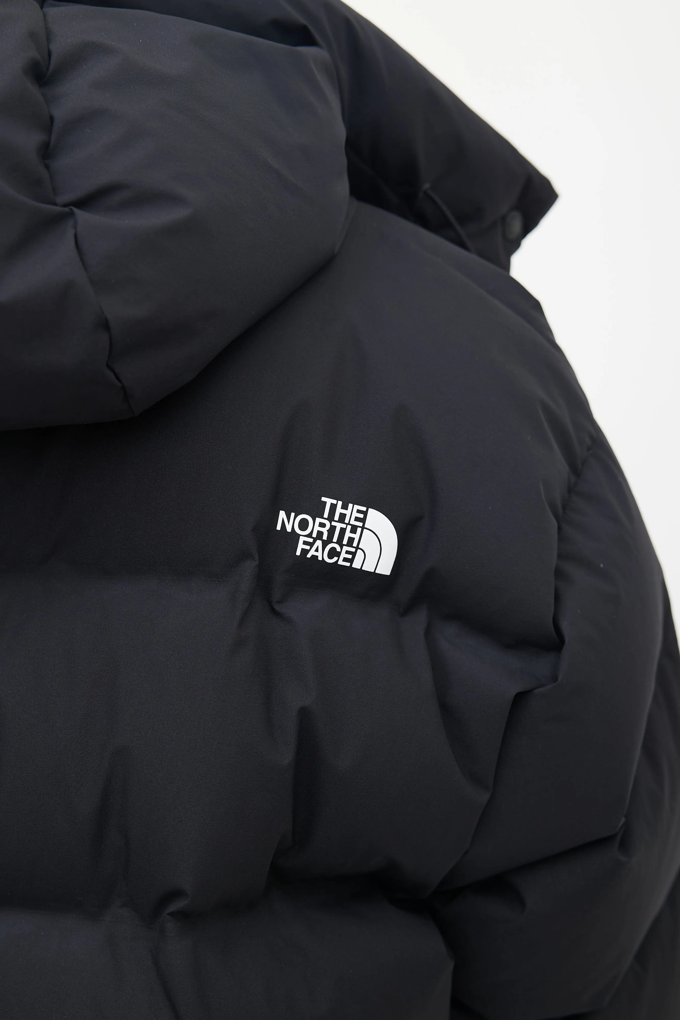 x HYKE FW 2019 Black Hooded Puffer Jacket