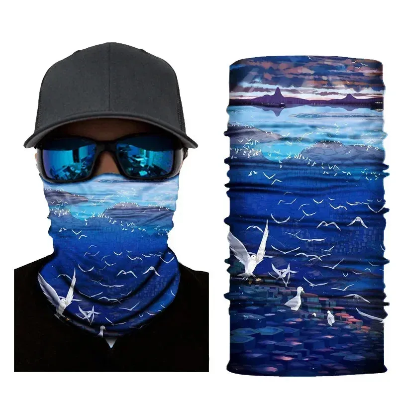 YIQISTART Fish Animal Design Neck Gaiter: Your Fishing Essential Scarf