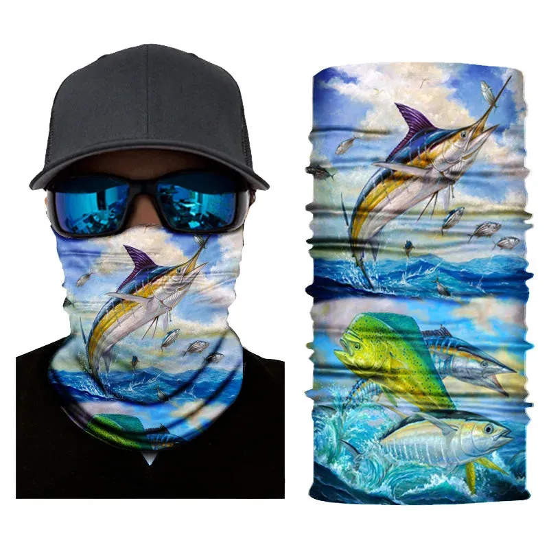 YIQISTART Fish Animal Design Neck Gaiter: Your Fishing Essential Scarf